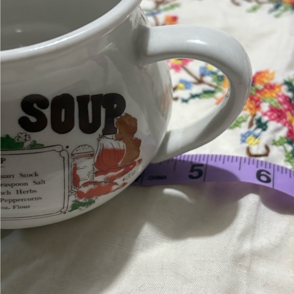 Vintage Soup Mugs with Recipe Design - Picture 10 of 11